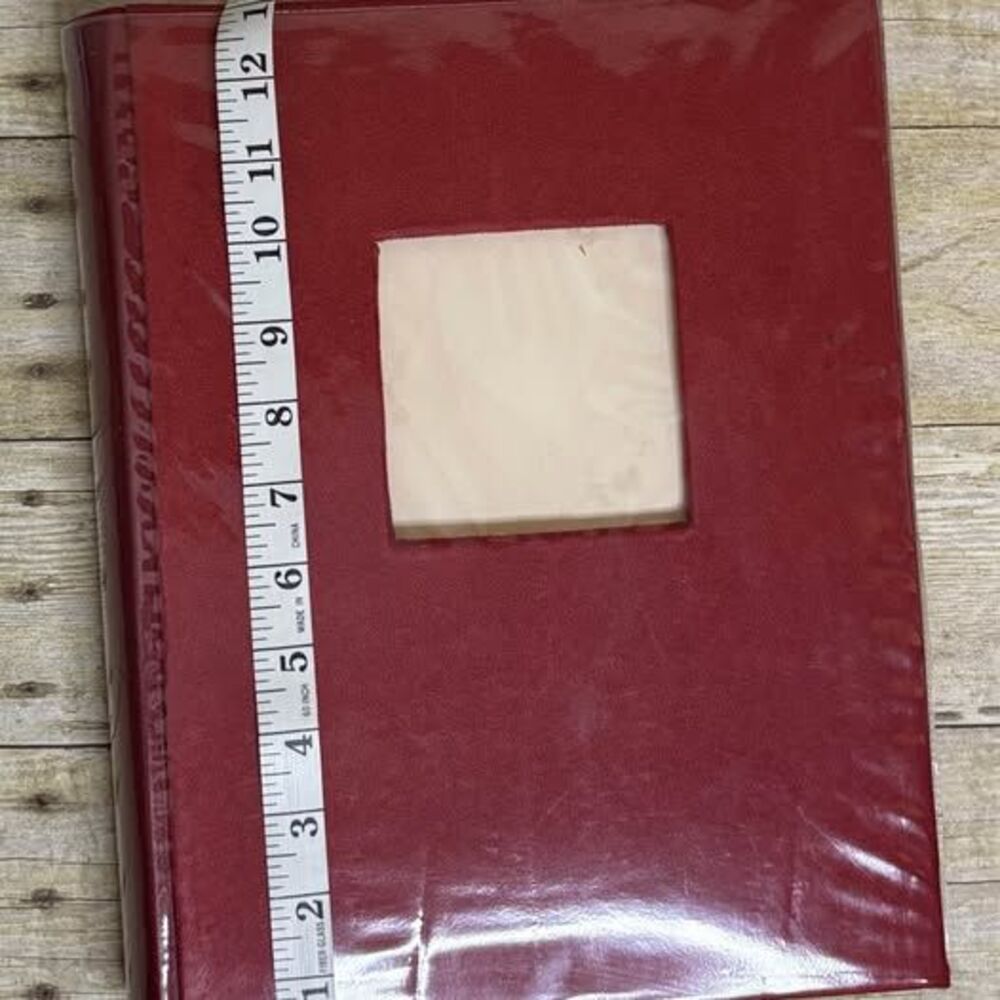 Red Suede Photo Album - Picture 3 of 4